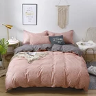 Solstice однотонное стильное одеяло, покрывало, комплекты постельного белья, простыня, наволочки, пододеяльник, Комплект постельного белья, двуспальный Размер