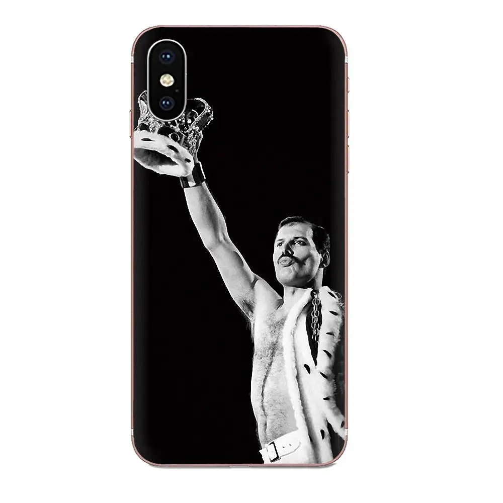 Рисунок сделай сам ТПУ для Xiao mi 3 4 4C 4i 5 5s 5X6 6X8 SE Pro Lite A1 Max x 2 Note queen Фредди Меркьюри |