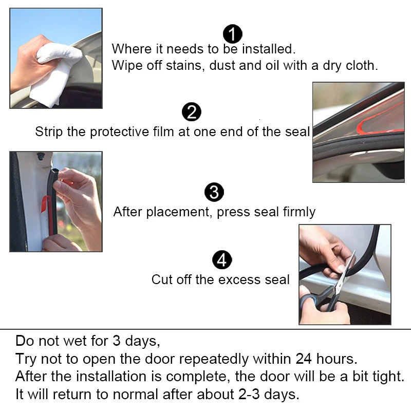 NS Modify 2M Автомобильная EPDM резиновая уплотнительная лента форма B P Z Big D Small защитная
