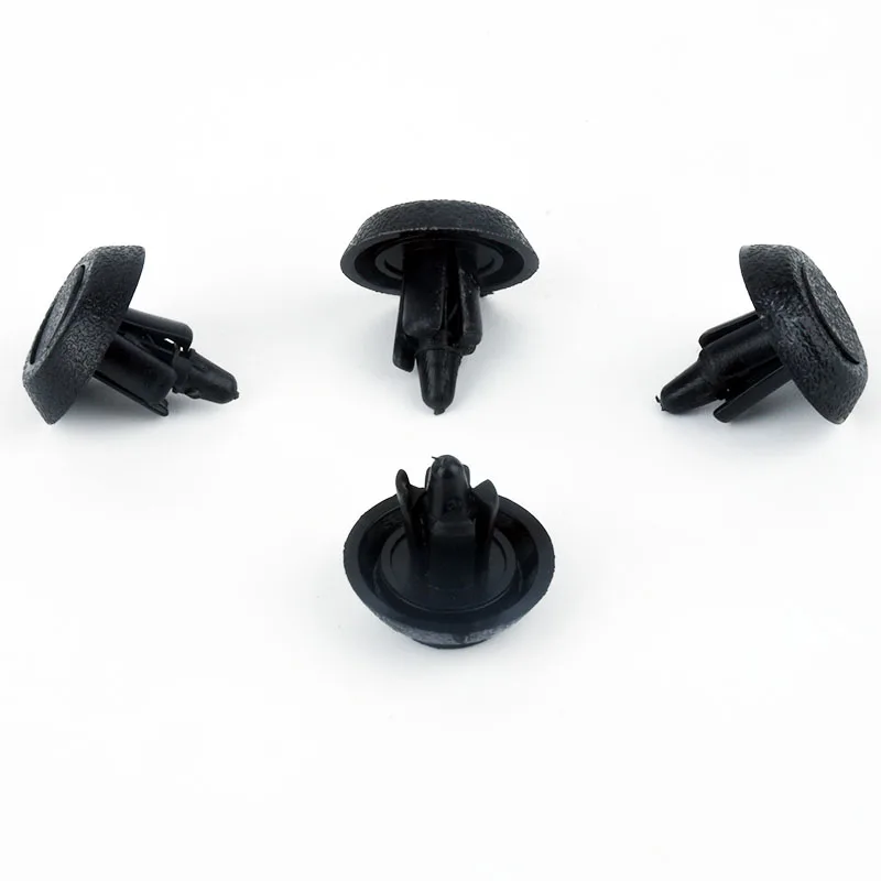 

20Pcs Car 7mm Hole Plastic Rivets Fastener Push Clip Black Auto Vehicle Door Trim Panel Clips for Toyota Camry Highlander Carola