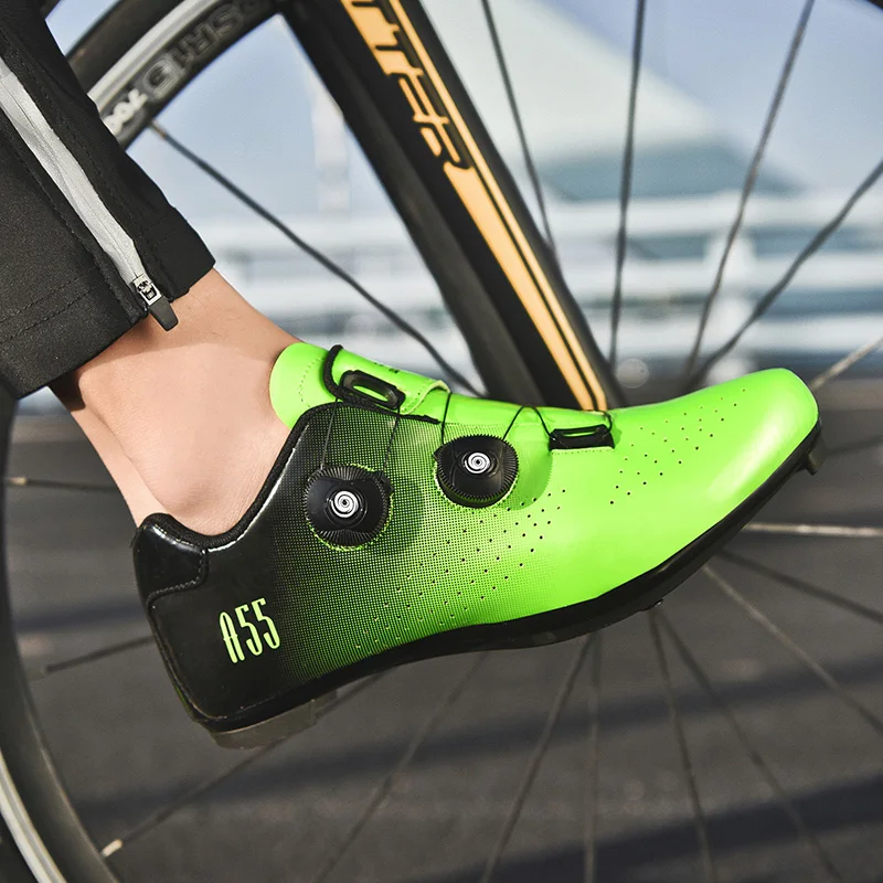 

MTB Cycling Shoes Men Outdoor Sports Self-locking Road Bike Sneakers Racing Bicycle Shoes Flat Cleat Mountain MTB Sneakers