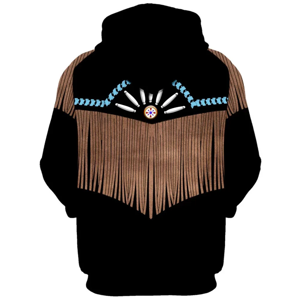 

Casual Grid arrow Hoodies Men/Women Native Indian 3D Print Sweatshirt Hooded black Streetwear Hip Hop Baroque Pullover moletom