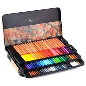 Профессиональный карандаш для рисования с металлической коробкой 72100, 2436483100 цветов