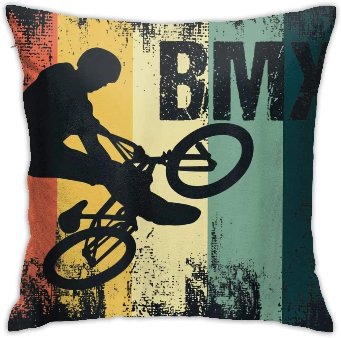 

BMX Bike Pillows Case Fashion Soft Custom Covers Double Sided Printed