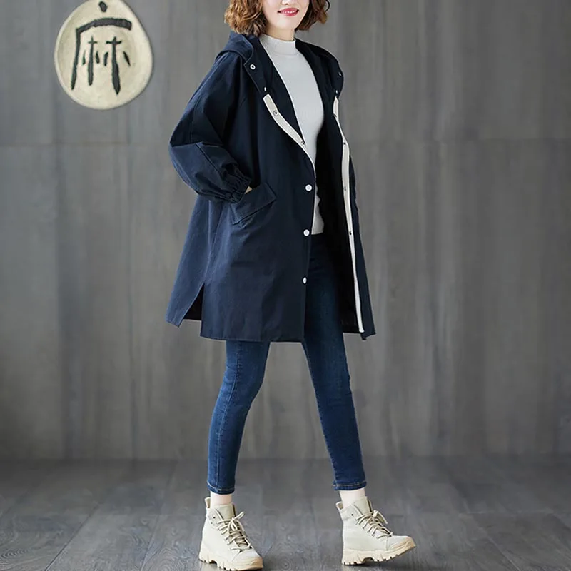 

2019 New Autumn Winter Women Jackets Coats Plus Size Single Breasted Zipper Cardigan Female Loose Oversized Black Outerwear 5XL