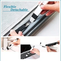 window groove cleaning brush home cleaning tools windows slot corner dust shovel dust removal mini broom home gadget