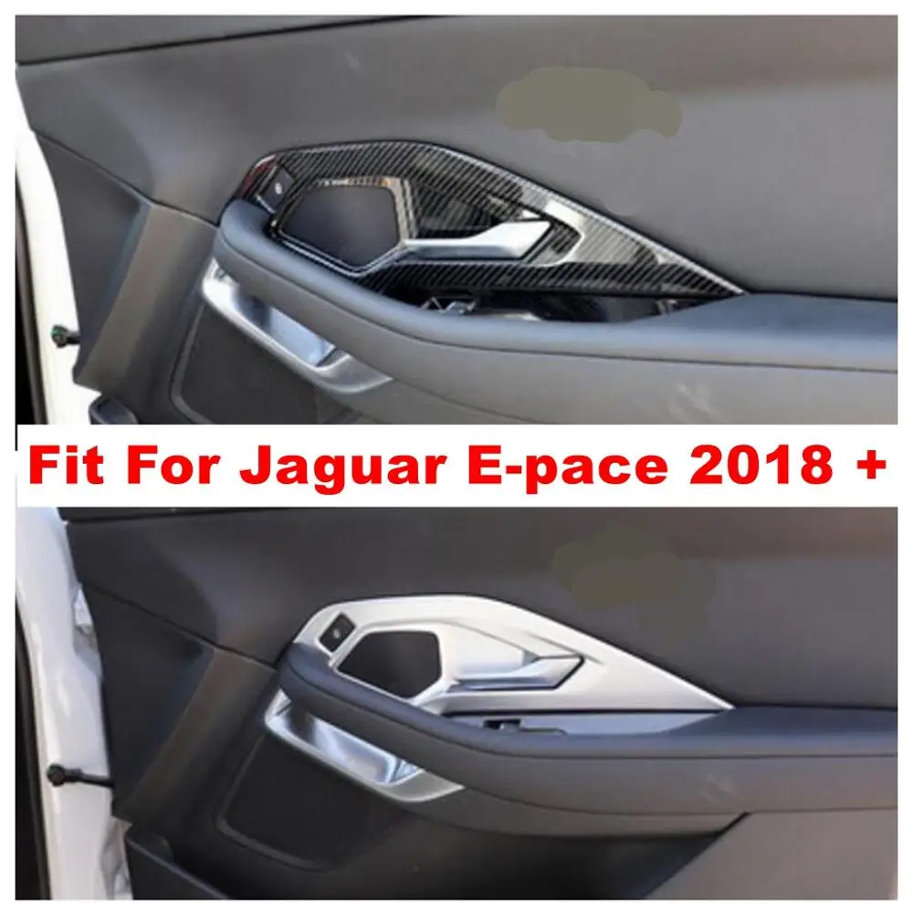 

Door Pull Doorknob Handle Hand-clasping Bowl Decoration Cover Trim Fit For Jaguar E-pace 2018 2019 2020 ABS Matte / Carbon Fiber