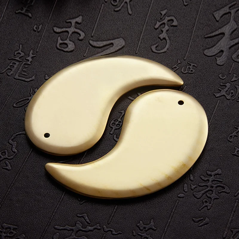 Массажный инструмент из латуни Gua Sha массажный для ухода за здоровьем