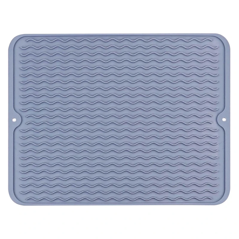 Silicone Dish Drying Mat, 40 x 30cm – Large Dish Drying Mat, Counter top Mat, Dish Draining Mat, Sink Mat, Large Silicone Trivet Silicone Dish Drying Mat, 40 x 30cm – Large Dish Drying Mat, Counter top Mat, Dish Draining Mat, Sink Mat, Large Silicone Trivet