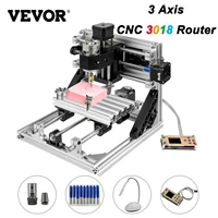 vevor 3 axis cnc 3018 router with offline controller engraving tools usb port t8 screw grbl control for milling diy woodworking
