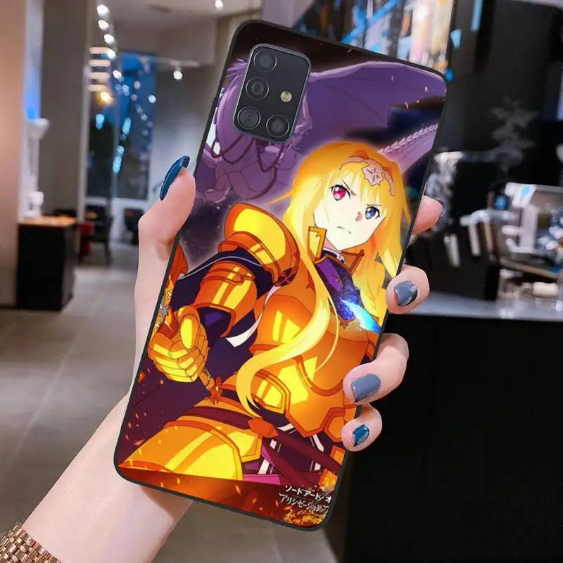 Чехол для телефона TOPCASHOP с изображением меча онлайн из аниме Сан Samsung S20 plus Ultra S6 S7