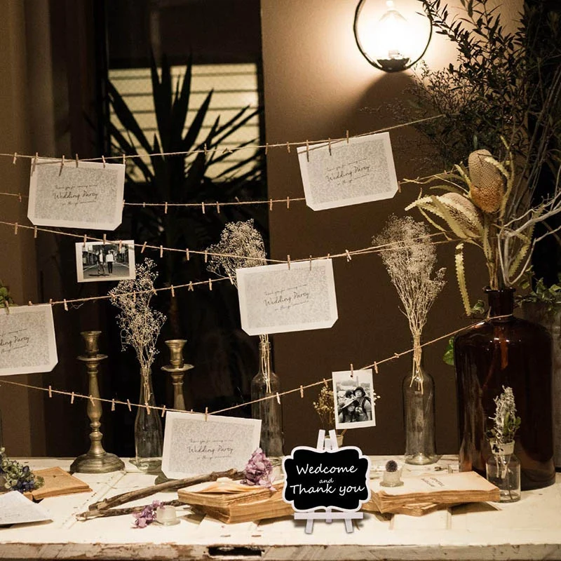 Малый мольберт для доски 10 шт. в деревянной рамке прямоугольная доска сообщений