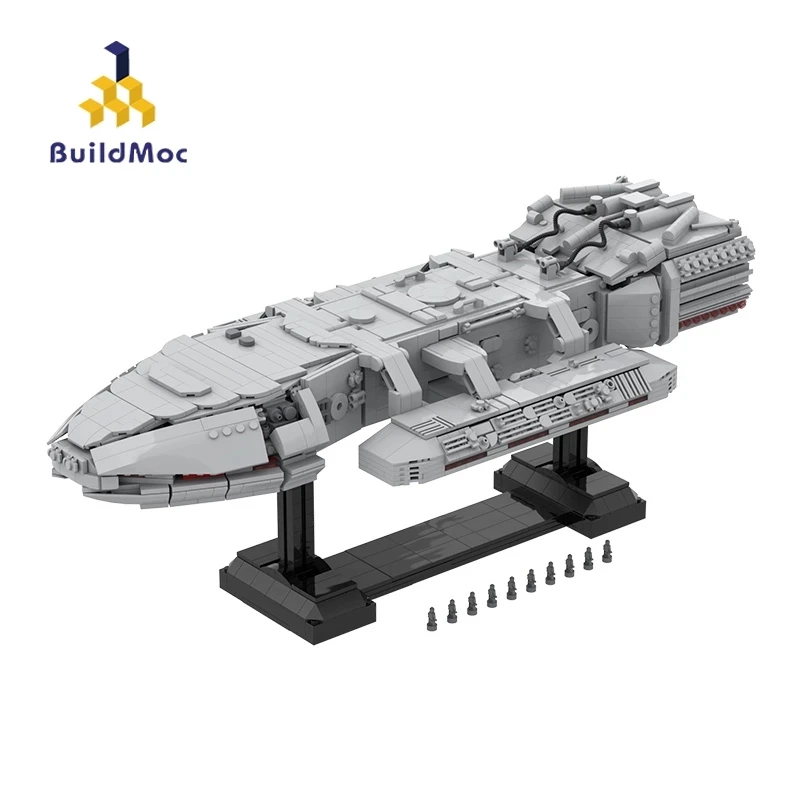 

Набор строительных блоков для детей, BuildMoc, Robotechs, UCS масштаб, космическая станция, Battlestar