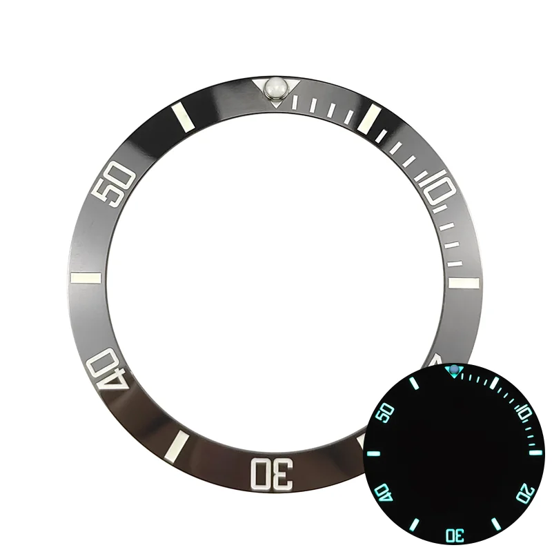 Керамическая вставка BGW9 Lume с наклонным дизайном 38 мм совместима SKX007/SKX009 очень