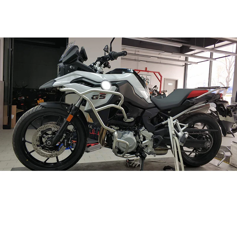 For BMW F850GS F750GS 2018 2019 Upper and Lower Motorcycle Engine Frame Protector Crash Bars Guards Highway Silver | Автомобили и