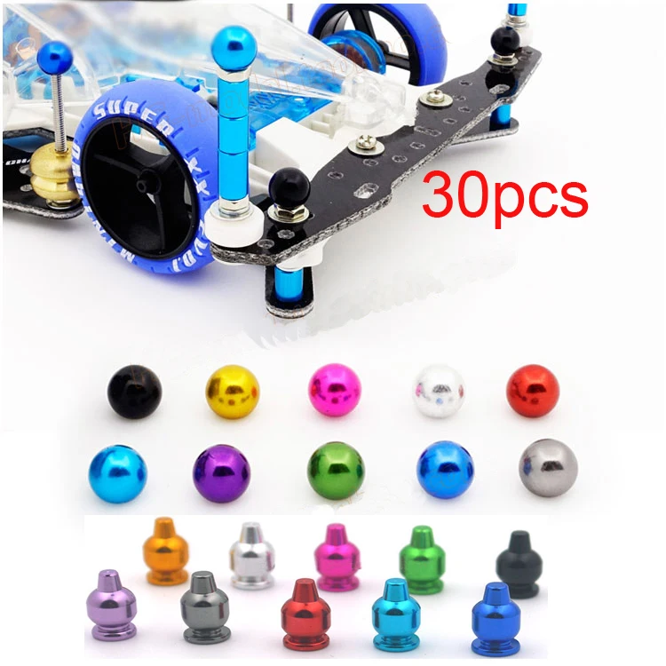 30 шт. Tamiya Mini 4WD автомобильный амортизатор из алюминиевого сплава шаровая Тыква