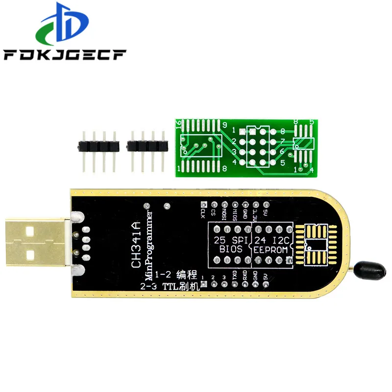SOIC8 SOP8 Тесты зажим для EEPROM 93CXX / 25CXX 24CXX + CH341A 24 25 серии флэш-памяти USB программист