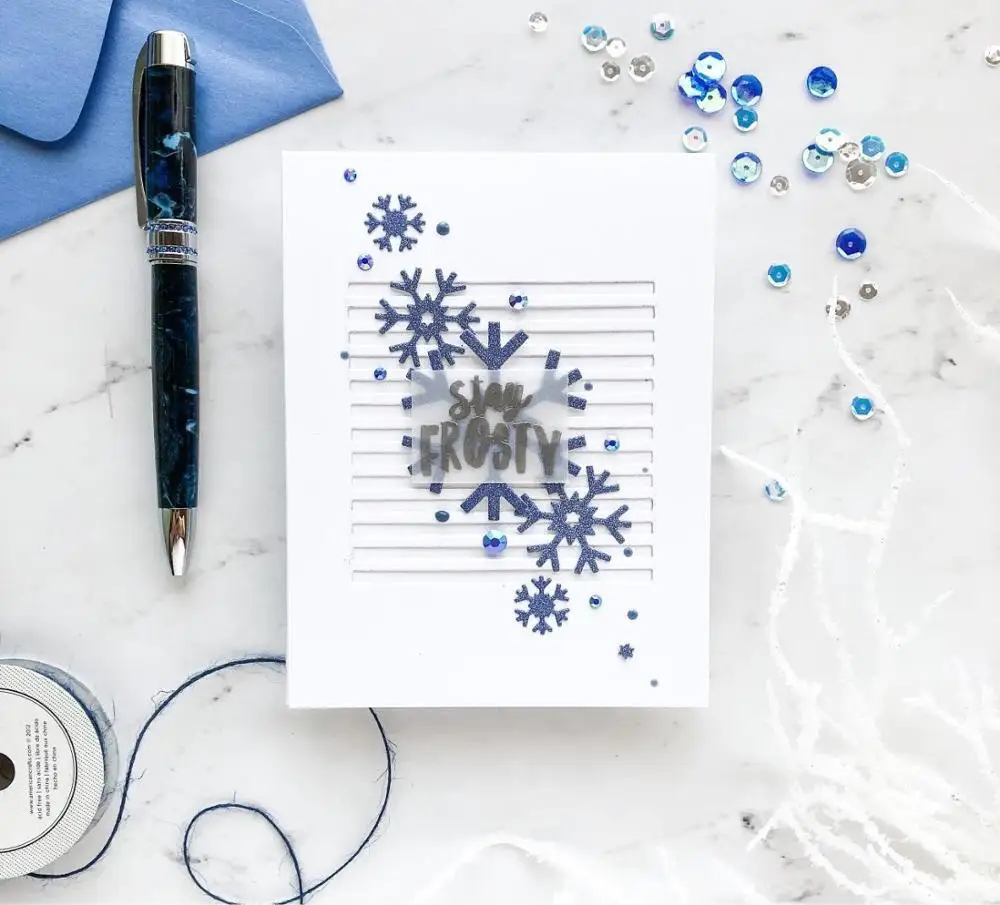 Mai рождественские скинни фотоальбом металлические трафареты для вырезания