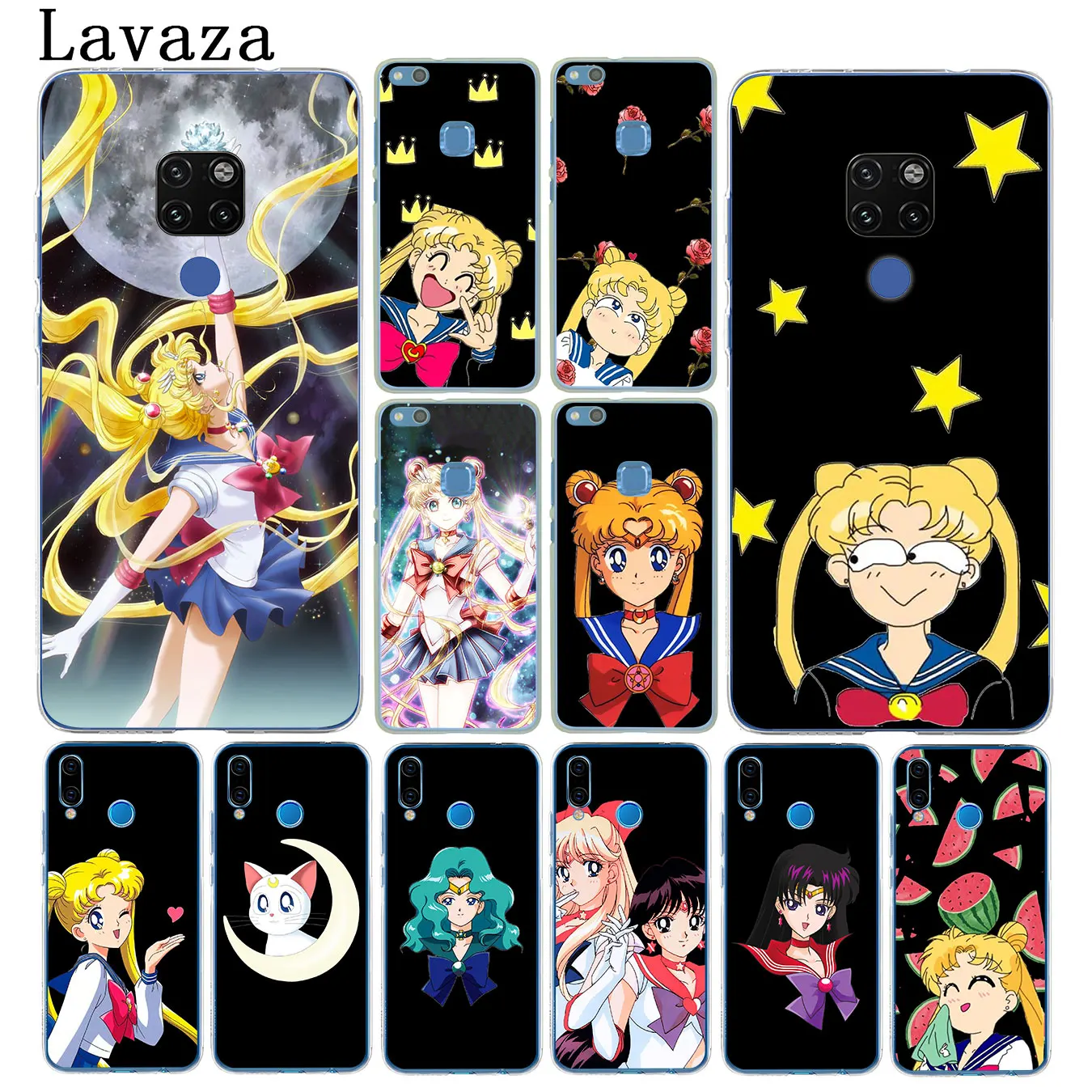 Жесткий чехол для телефона Pretty Soldier Sailor Moon Senshi Huawei Mate 30 10 20 Pro Lite Y6 Prime Nova 5I 4 3i 3 2i 2