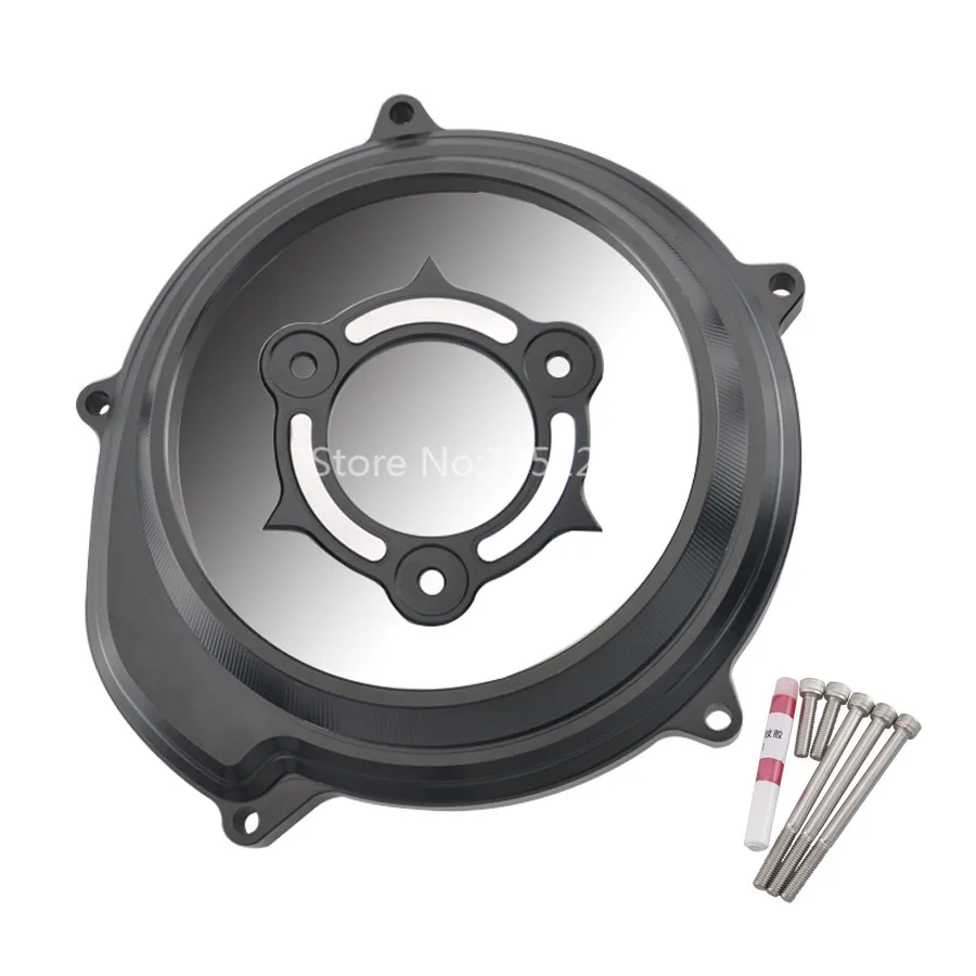 Black Прозрачный Чехол сцепления для мотоцикла KTM LC8 защита двигателя 1050 1090 1190 1290 ADV Adventure Superduke R GT - Цвет: Black