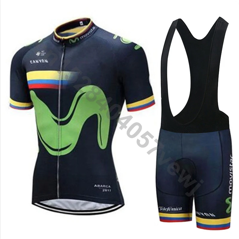 Movistar летняя велосипедная майка мужская для улицы езды на велосипеде Pro Team