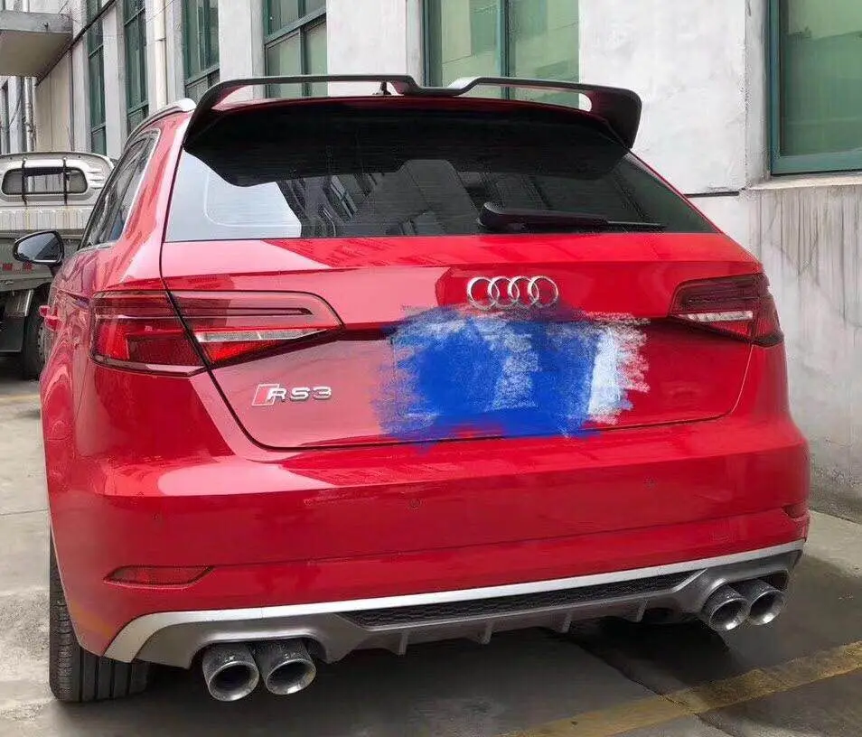 Для Audi A3 спойлер 2015-2018 Хэтчбек ADG высокое качество абс материал заднее крыло