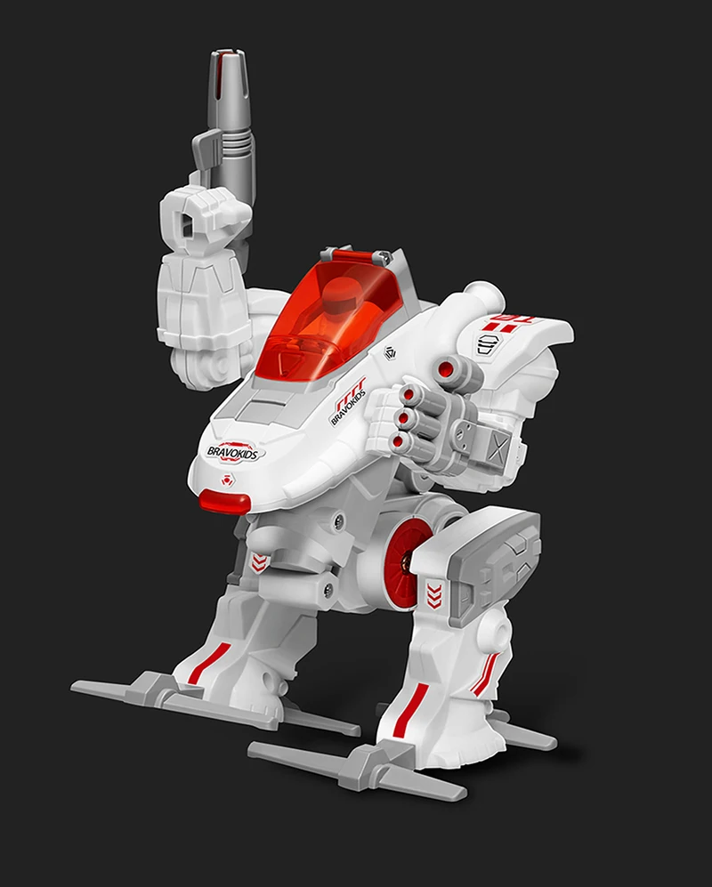 XIAOMI MIJIA Bravokids Робот Детская самодельная игрушка набор модель воина фигурка строительные блоки сборная игрушка мальчик девочка подарок