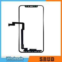 5pcs no welding digitizer touch glass for iphone x xs xr xs max 11 pro max long cable laminated oca touch glass replace