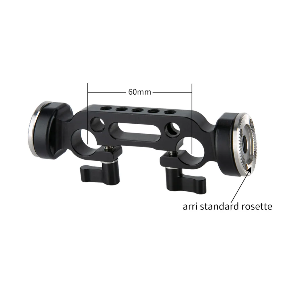 NICEYRIG 15 мм стержень зажим со стандартной розеткой ARRI M6 для сыра ручка клетка для камеры Наплечная установка 1/4 3/8 дюймов винт Зажим для камеры