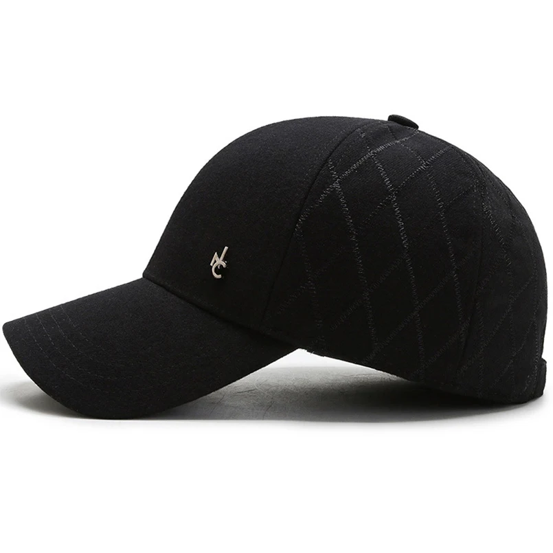 Новая зимняя мужская бейсболка шапка для папы шапка-Дальнобойщик теплая