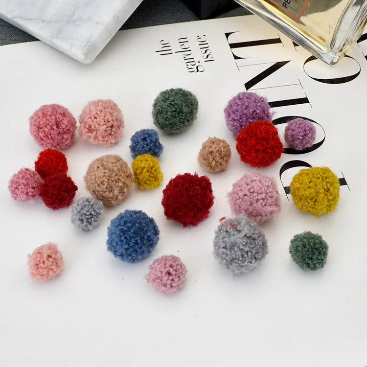 Fang yang пушистые шарики Тедди осень и зима новый стиль Детские аксессуары для волос