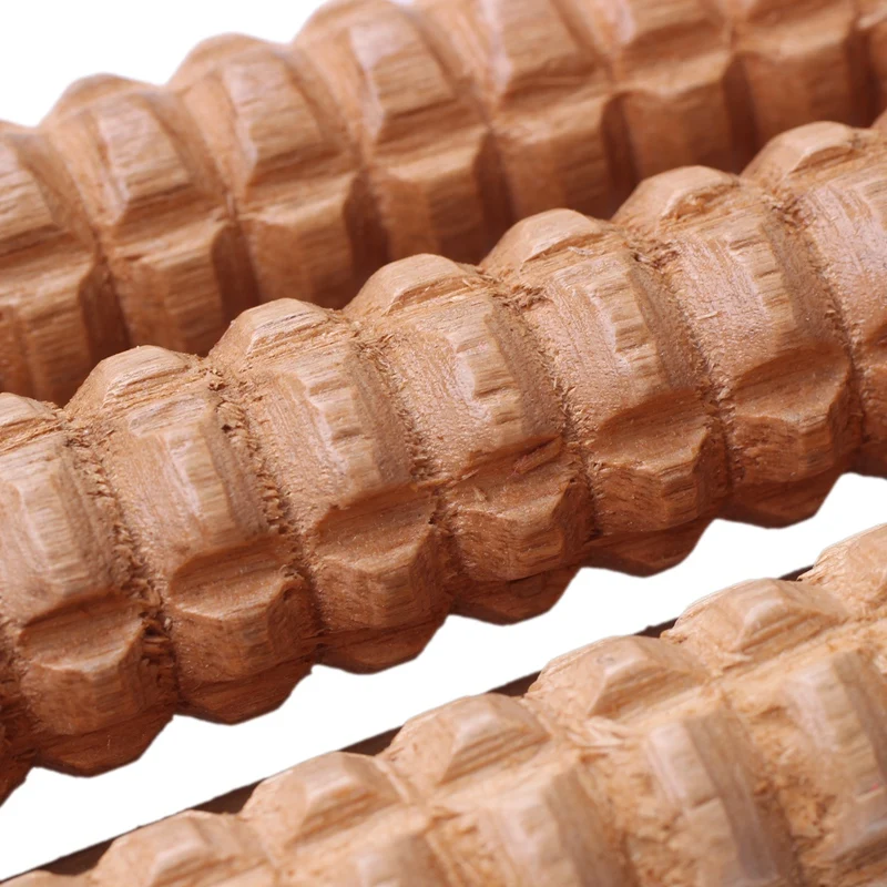 

New Wooden Foot Roller Wood Care Massage Reflexology Relax Relief Massage Spa Gift Foot Massage