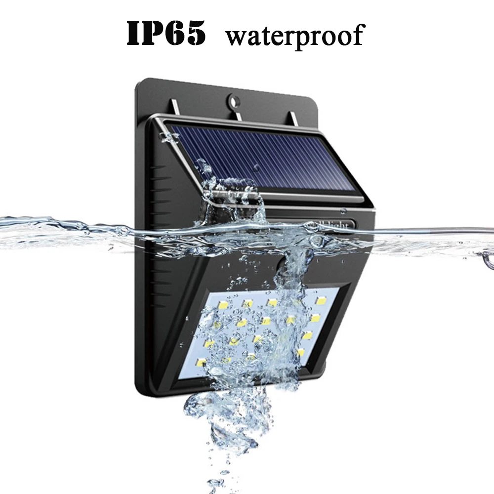 1 шт. настенный светильник на солнечной батарее 40 светодиосветодиодный |