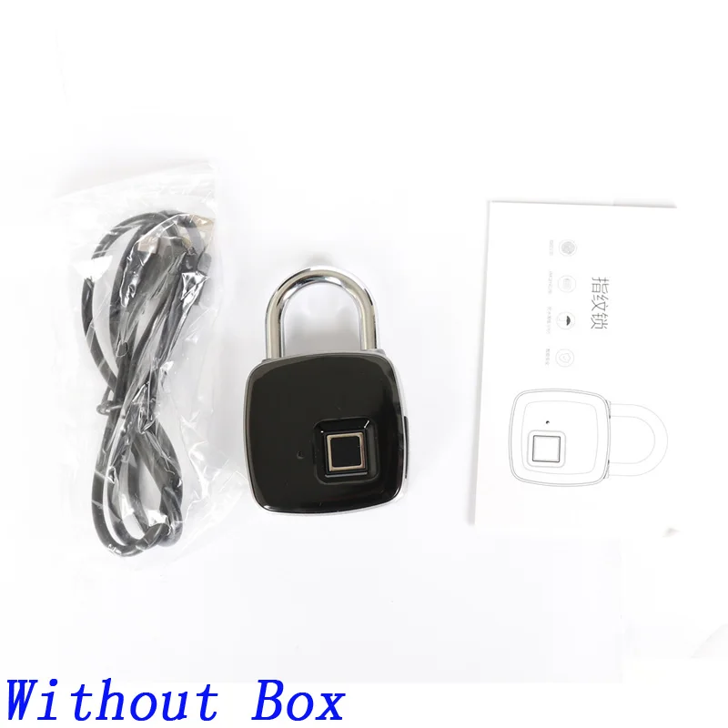 option 1 Fipilock перезаряжаемый Умный Замок без ключа отпечатков пальцев IP66 водонепроницаемый Противоугонный замок безопасности дверь Багаж Замок для чемодана - Цвет: option 1