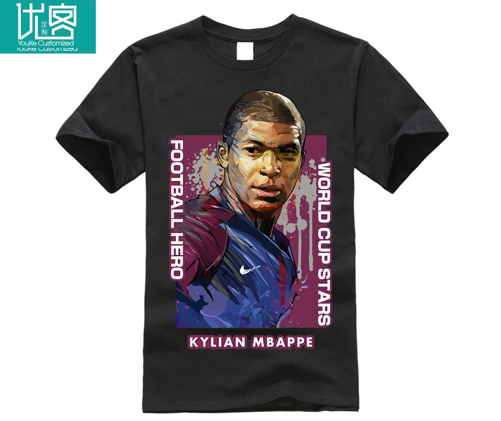 Футбольная безрукавка Mbabe с короткими рукавами Месси Неймар Криштиано Роналдо