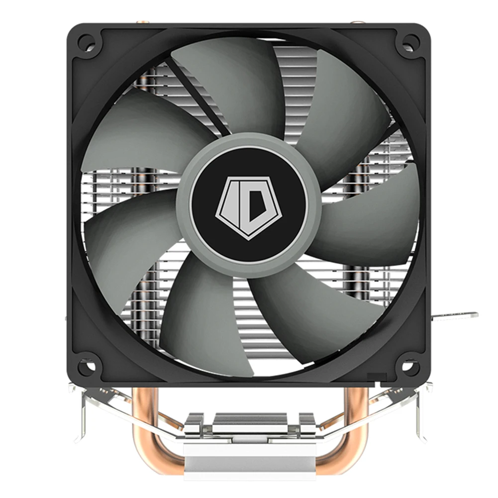 

Desktop Computer CPU Cooler 9CM Black Top Cover Silent Multi-platform Fan for Intel LGA1200/115X Thermal Cooling PC Cooler