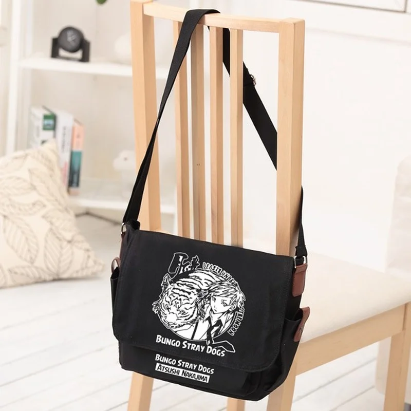 Сумка-мессенджер унисекс с аниме Bungo Stray Dogs для косплея школьная сумка через плечо