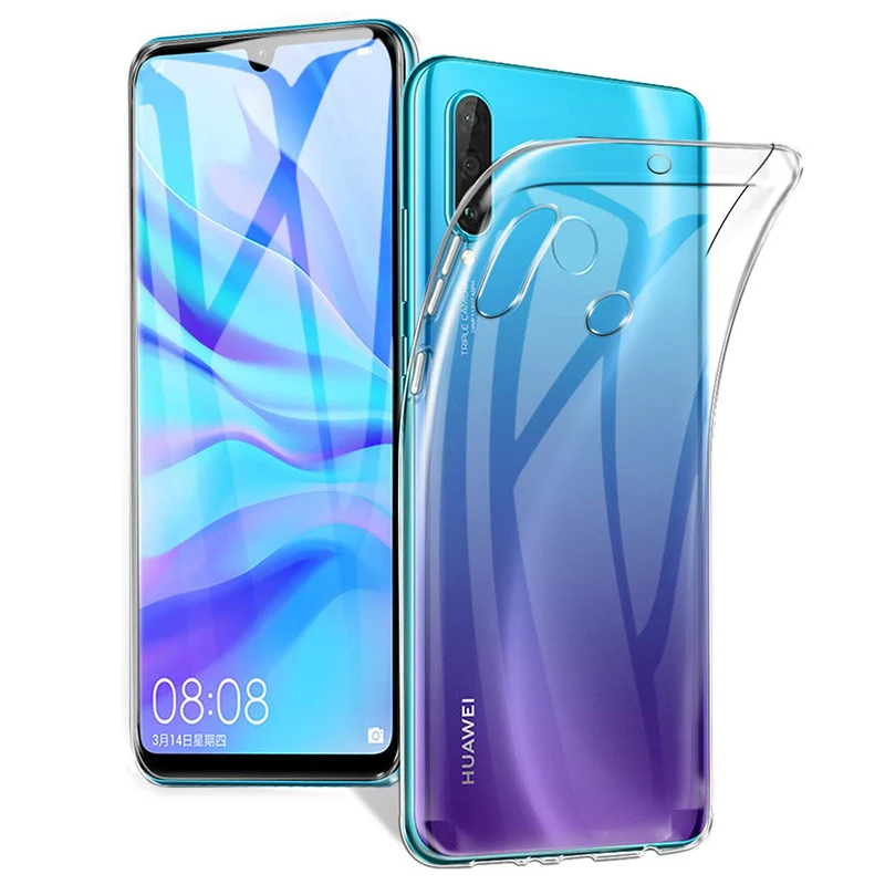 Силиконовый чехол накладка для Huawei P30 Lite TPU Funda Carcasa Coque Ультратонкий Мягкий