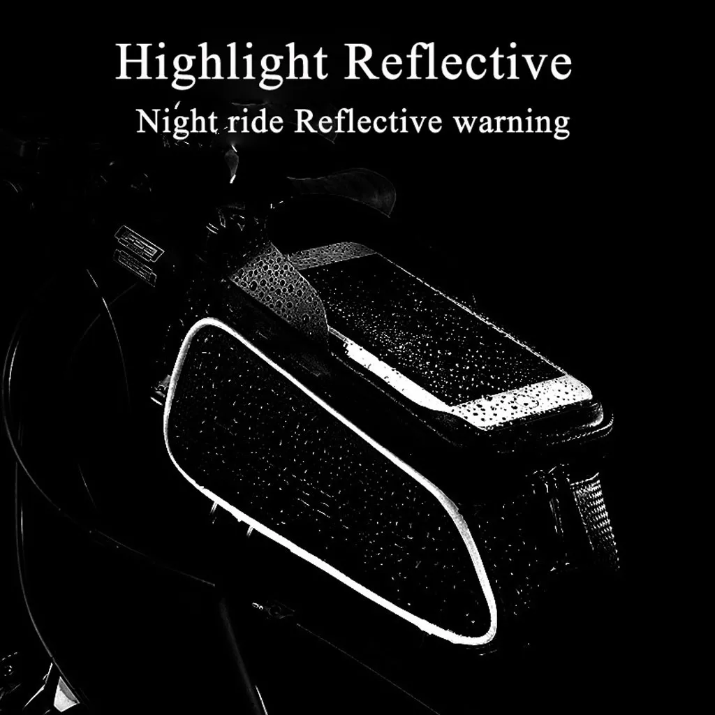 Сумка на переднюю раму велосипеда водонепроницаемая из ЭВА термополиуретана |