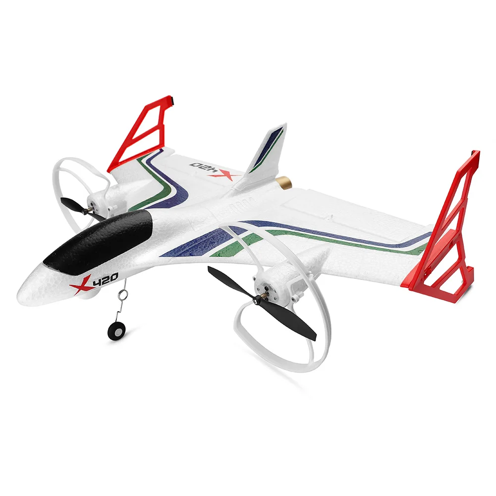 X420 3D самолет Мини FPV 2 4G 6CH игрушки беспилотный передатчик EPP открытый дети посадка