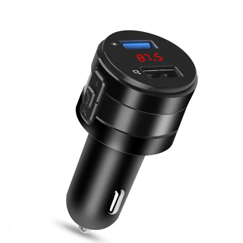 Bluetooth FM передатчик MP3 плеер Handsfree автомобильный комплект Поддержка U диск AUX 3.1A двойной USB зарядное устройство адаптер питания для автомобиля dvr радио
