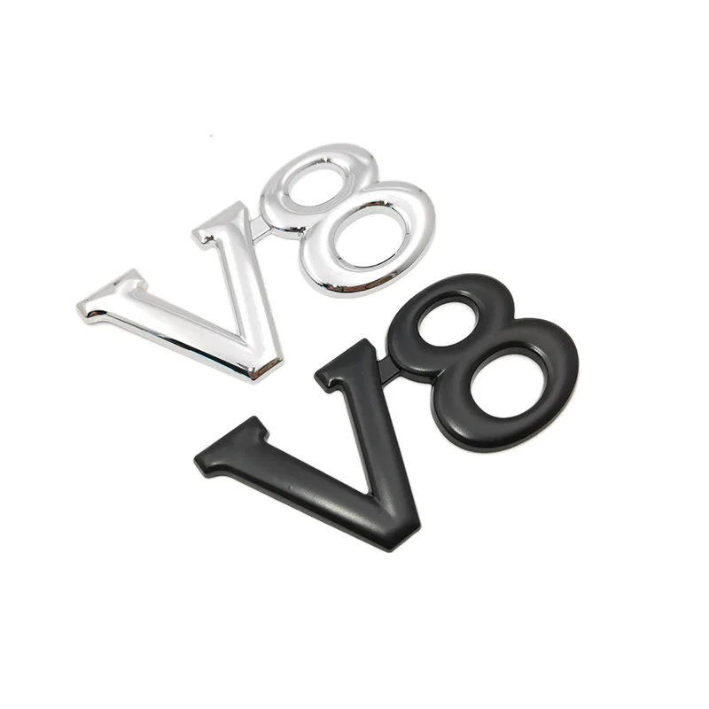 OTOKIT 1 шт. Модный 3D металлический V6 V8 дисплей двигателя Автомобильная наклейка