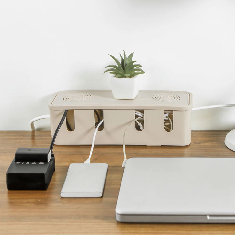 

Latest Cable Storage Box Wire Management Tidy Organizer Safety Home Container Cable Management Case хранение проводов