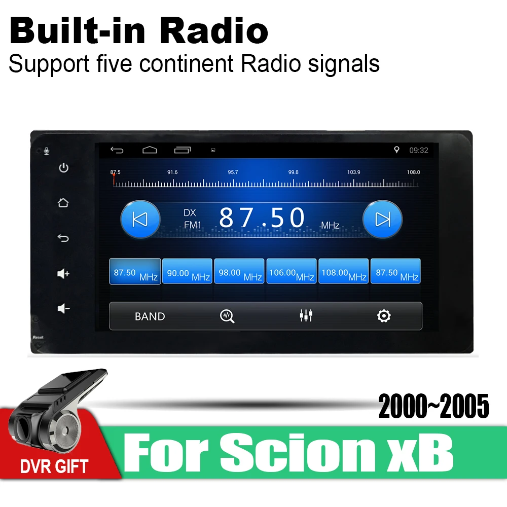 Автомобильный gps мультимедийный плеер для Scion xB 2000 2001 2002 2003 2004 2005 автомобильный