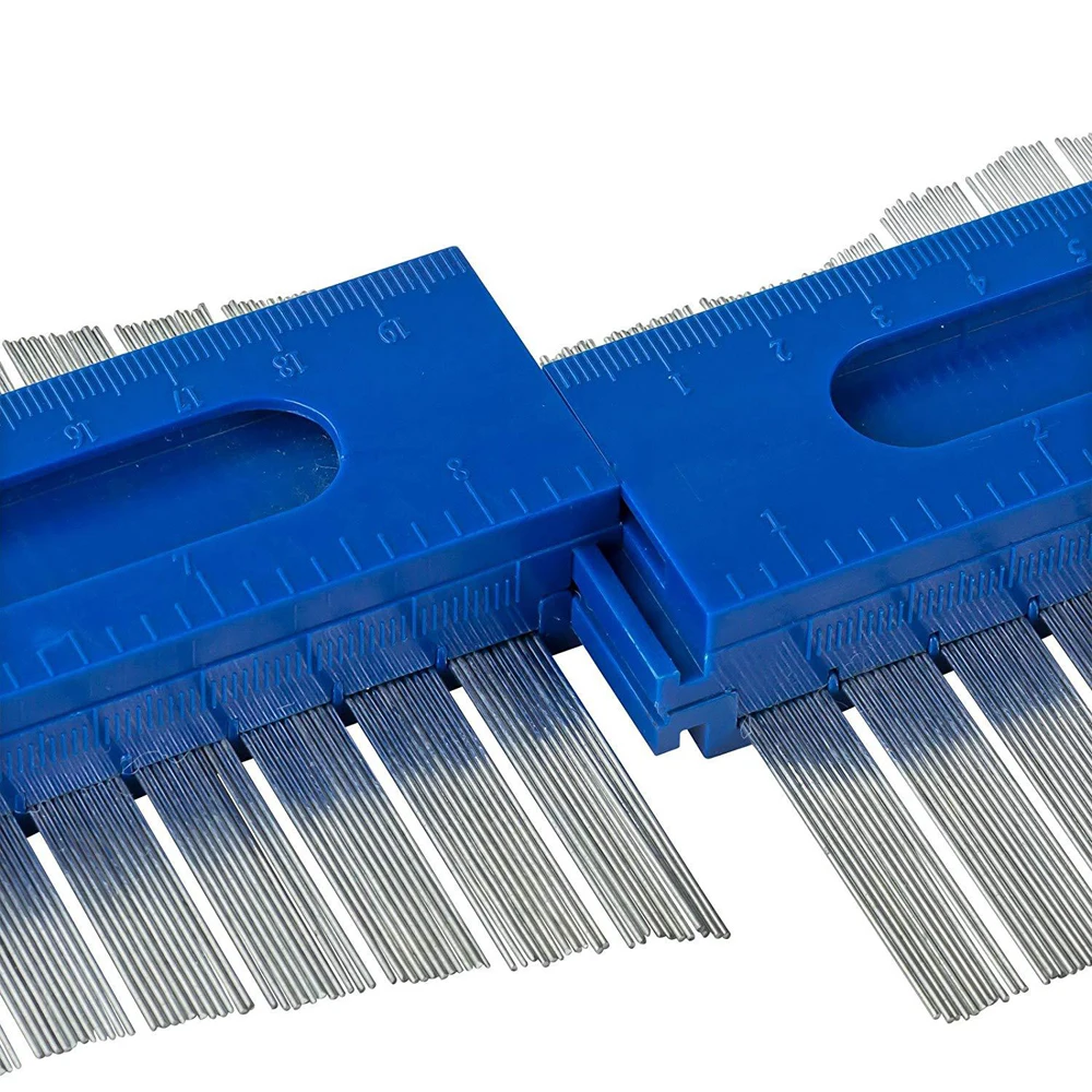 

New 2-in-1 Contour Copy Gauge Duplicator Wood Marking Tool Tiling Laminate Tiles Simple tracing of complex contours