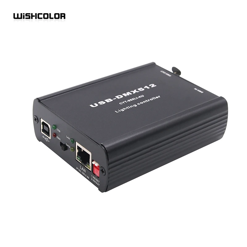 Wishcolor многофункциональная USB DMX512 освещение Управление ArtNet сети WYS