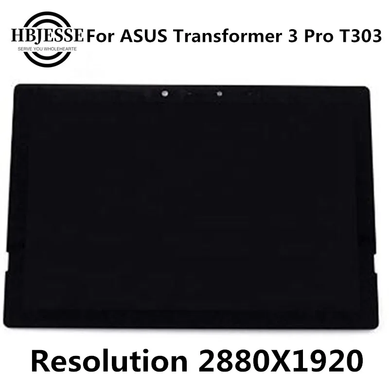 12,6-дюймовый сенсорный экран с сборкой ЖК-дисплея с разрешением WQHD+ 2880*1920 для замены ASUS Transformer 3 Pro T303 T303UA.