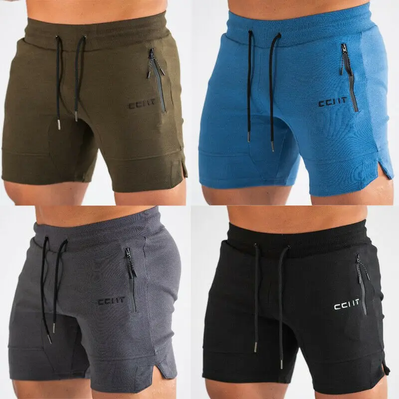 Лидер продаж Для мужчин Однотонные эластичные шорты груз схватка летний отдых