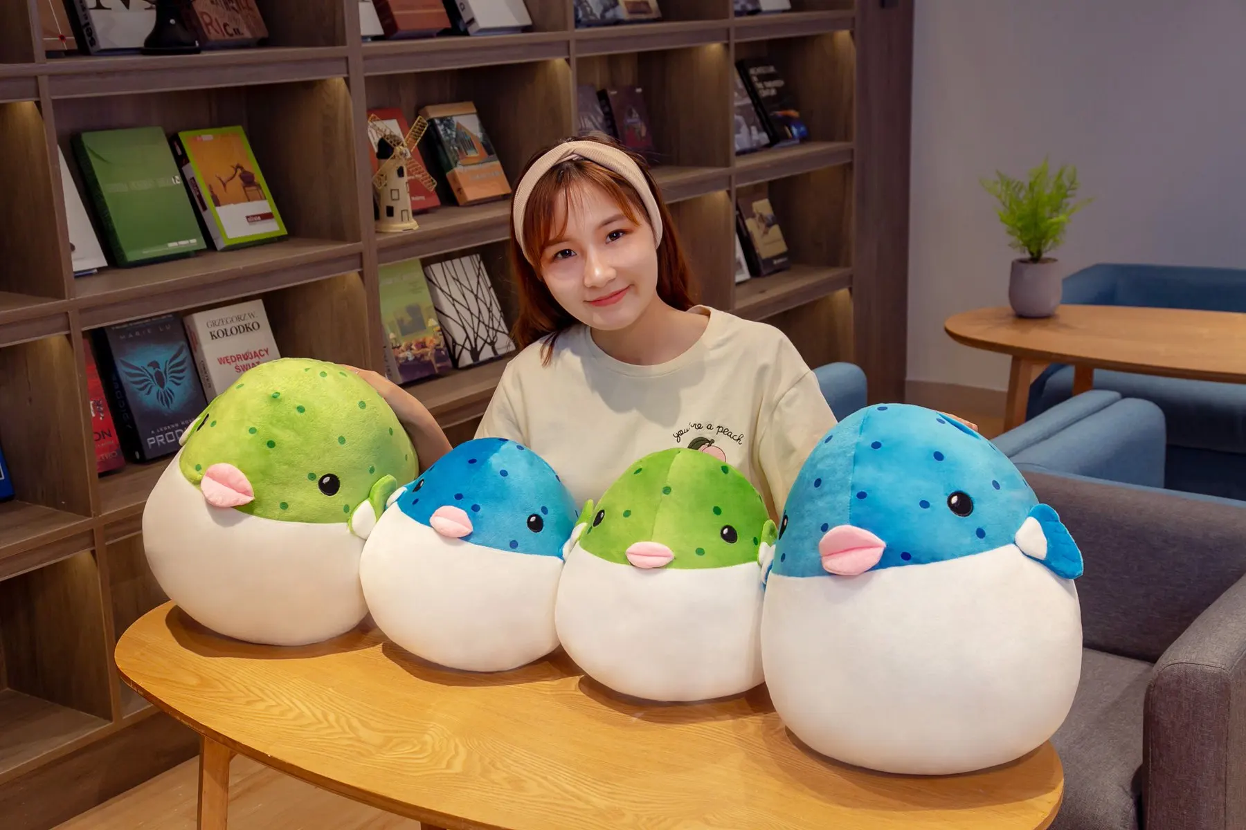 Новинка 30/35 см милые плюшевые игрушки Globefish Мультяшные мягкие морские животные