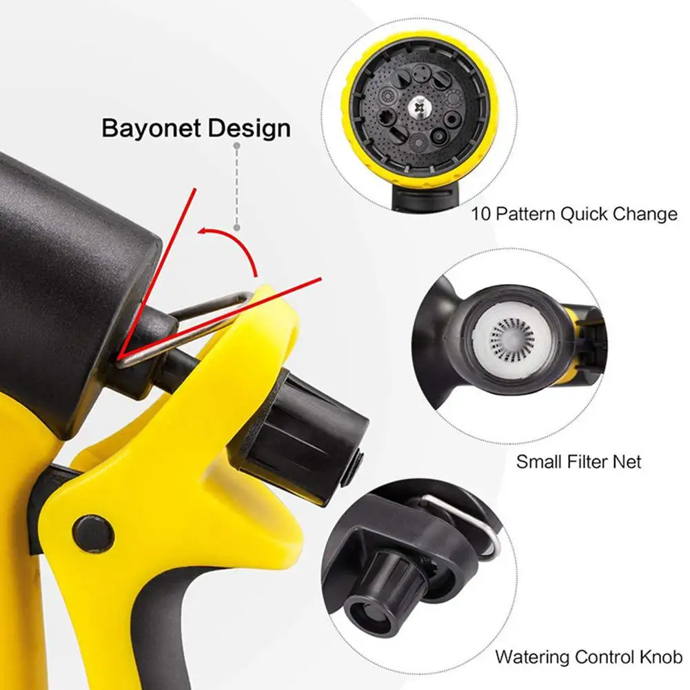 25ft 50ft удлиняемый садовый шланг гибкий для воды легкий двойной латексный садовая